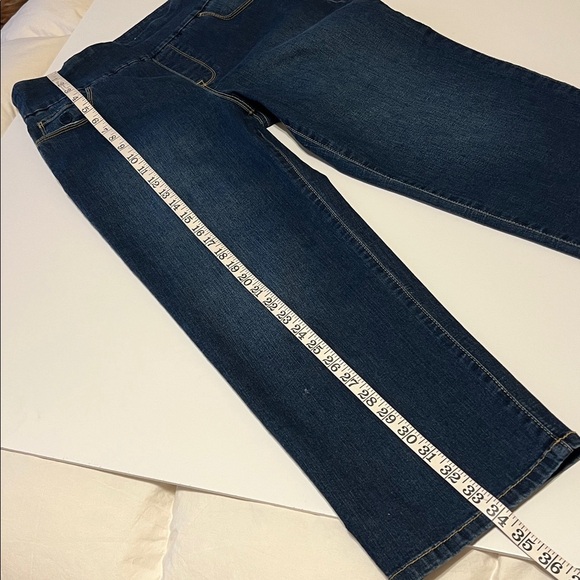 Gloria Vanderbilt Amanda Slimming pull up Jeans, waist band tummy control, sz 10 - Picture 9 of 13